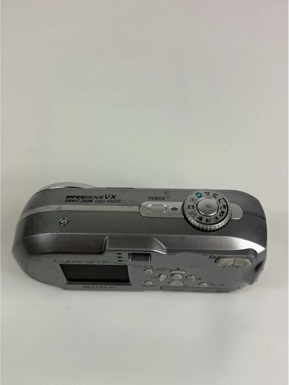 Sony Cyber-shot DSC-P93A 5.1MP Digital Camera Smart Zoom Silver Vintage